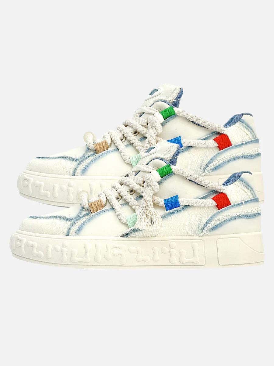 Rope Knot Design Sneakers
