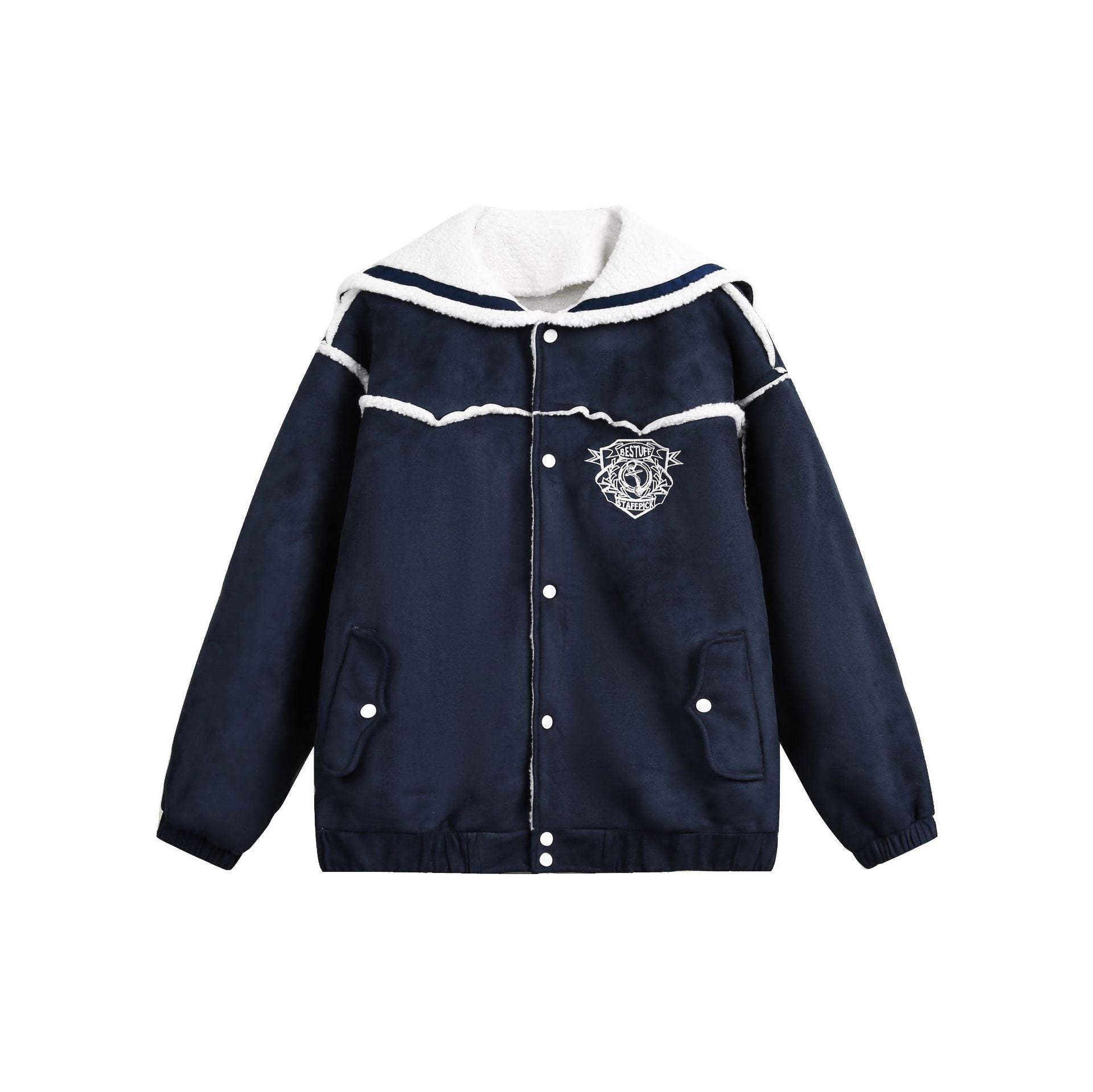 Zwoyren Nautical Style Embroidered Jacket