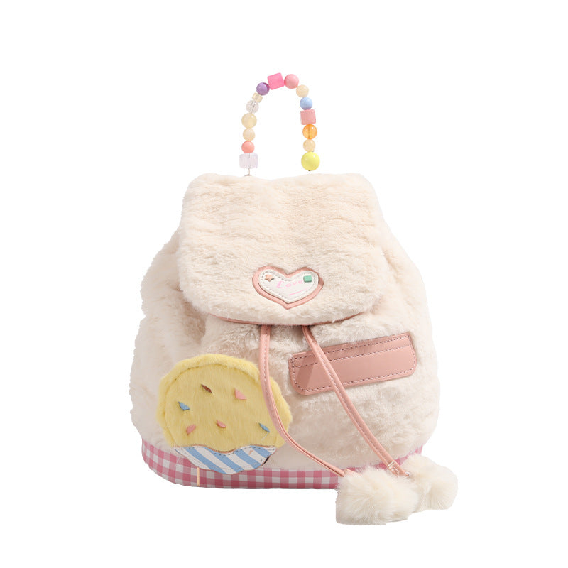 Zwoyren Plush Heart Backpack