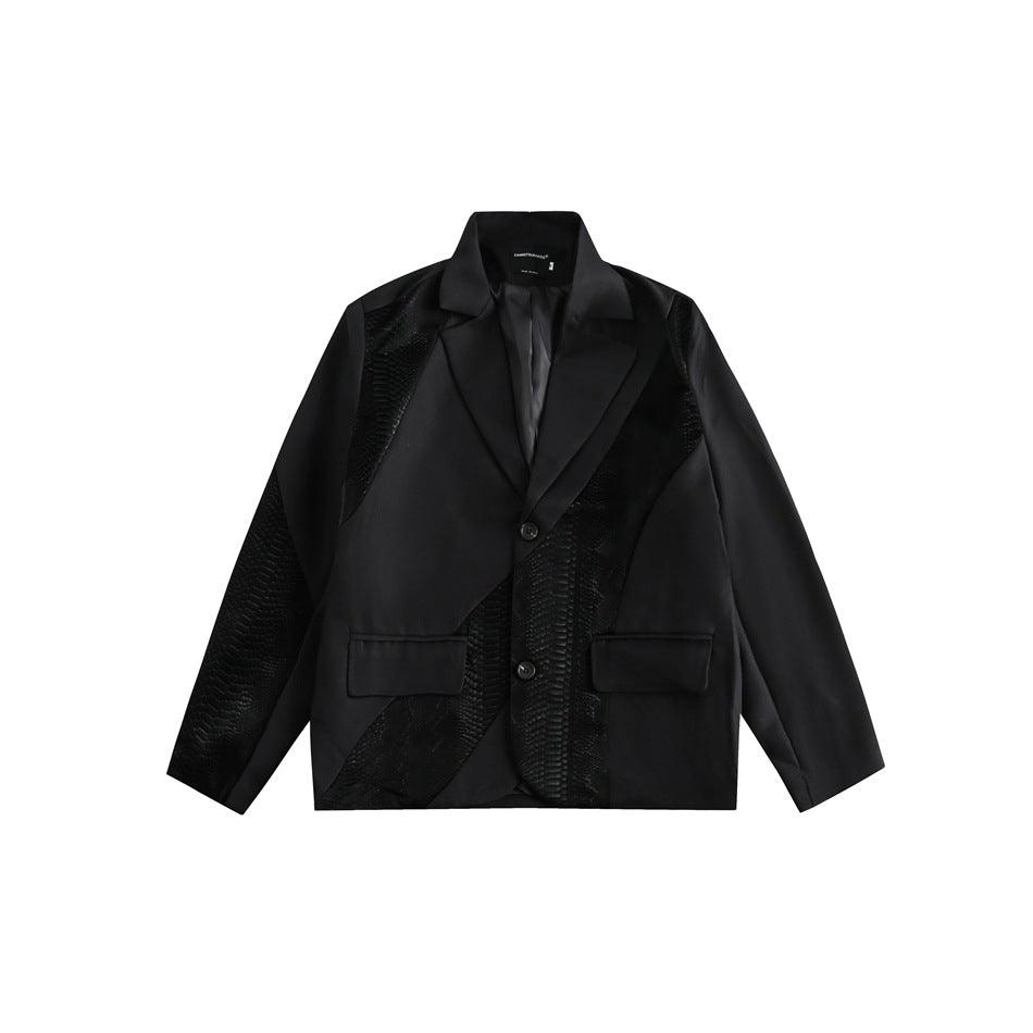 Zwoyren Python Pattern Suit Jacket