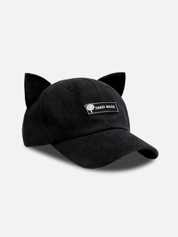 Cat Ears Aviator Glasses Baseball Caps