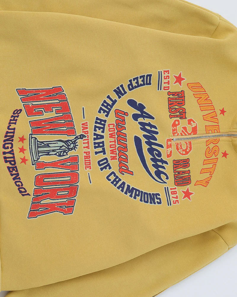 Zwoyren Varsity Layered Sweatshirt