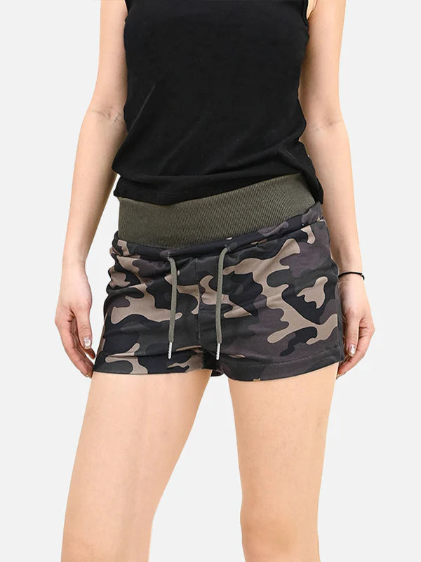Zwoyren Camouflage Mini Shorts