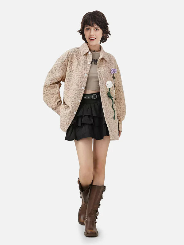 Zwoyren Floral Bloom Long Sleeve Shirt