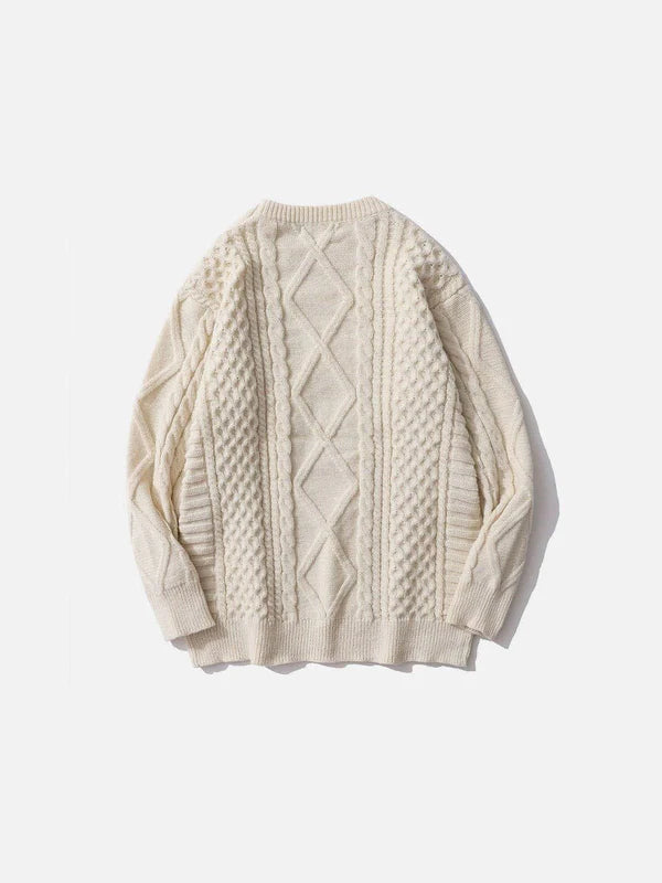 Zwoyren Retro 90s Knit Sweater