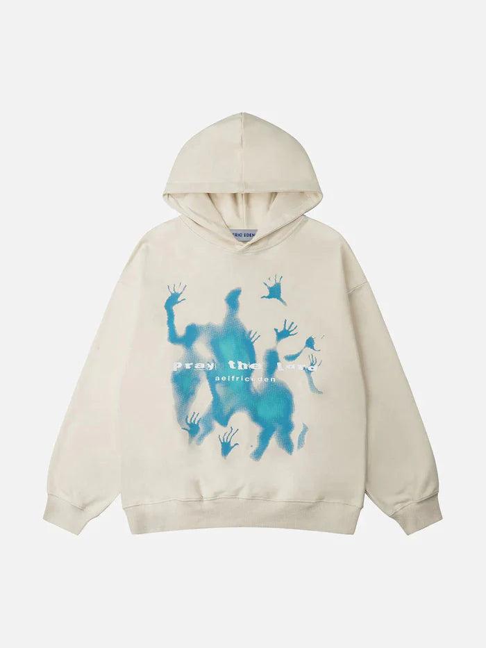 zwoyren, zwoyren.com, Abstraction Shadow Print Hoodie