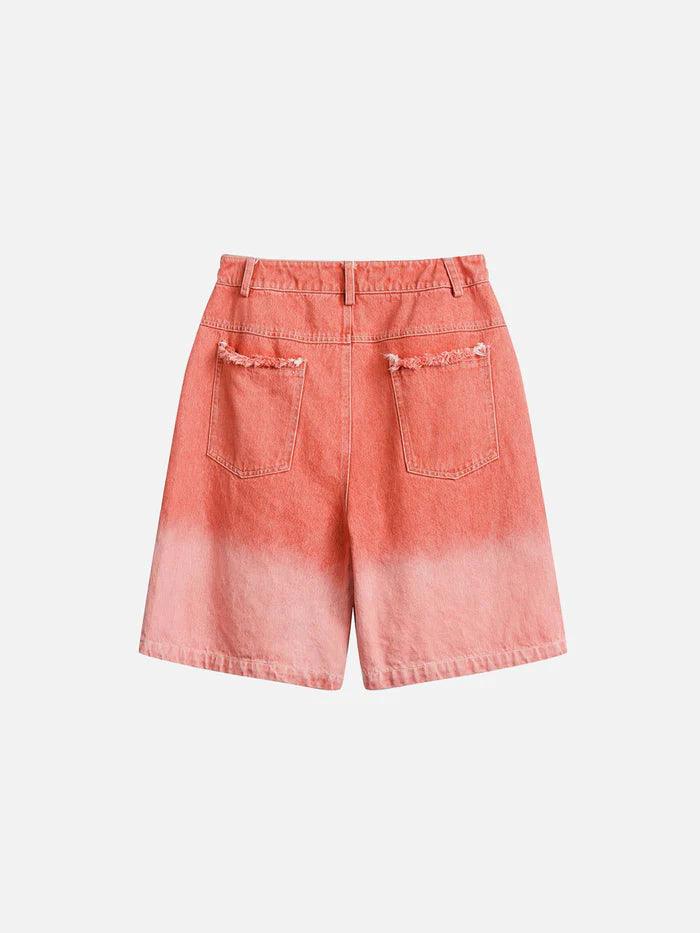 Fringe Gradient Shorts