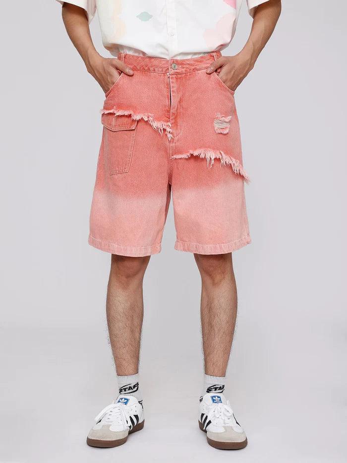 Fringe Gradient Shorts