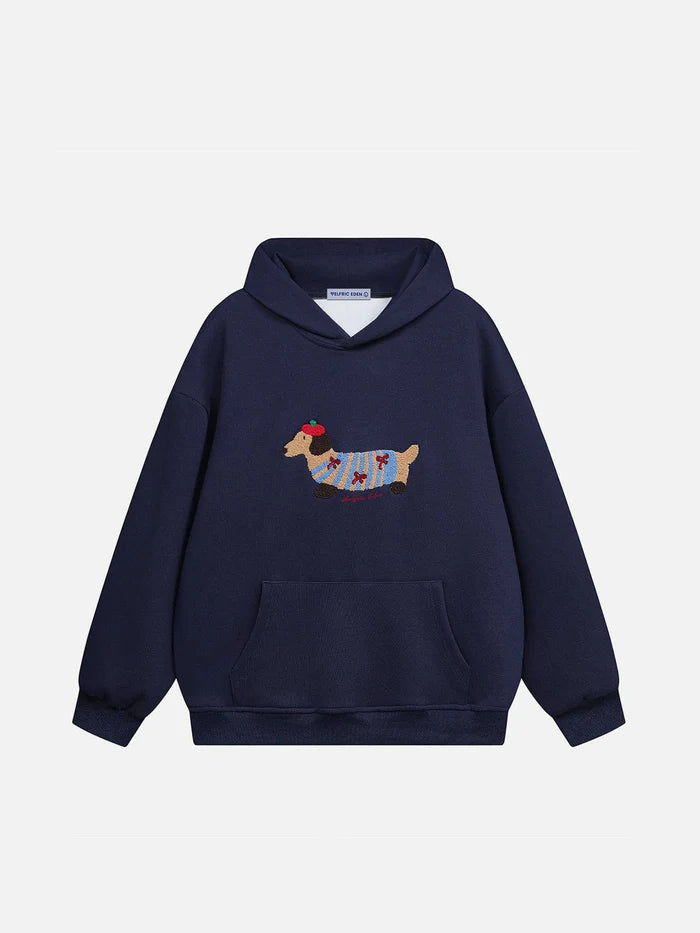 Zwoyren Cartoon Dog Hoodie