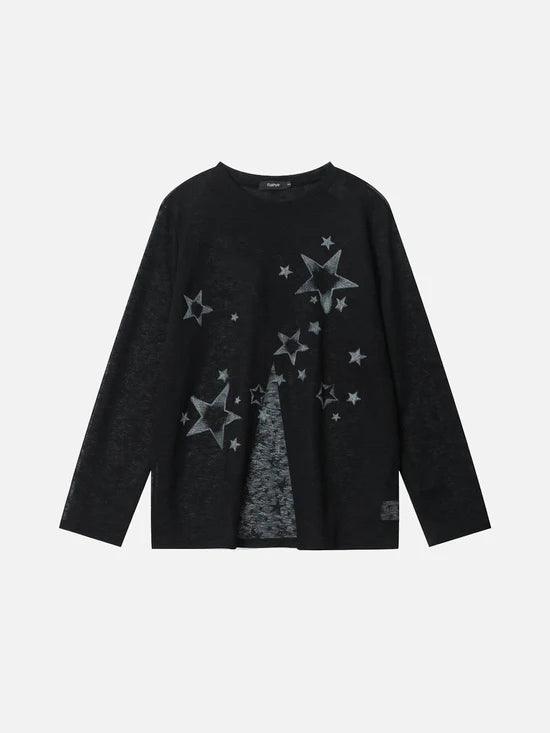 Zwoyren Star Pattern Sweater