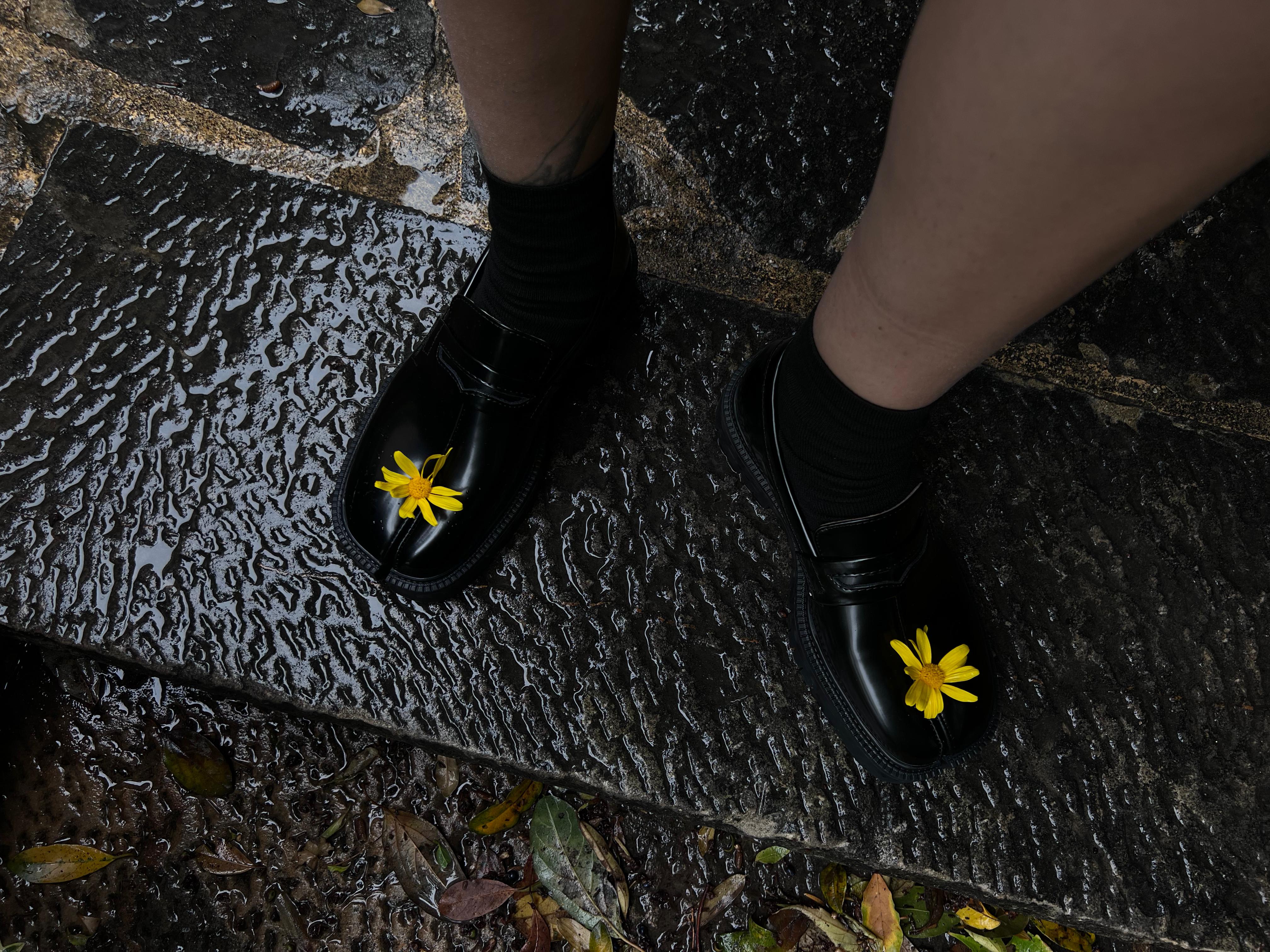 Zwoyren Black Tabi Loafer