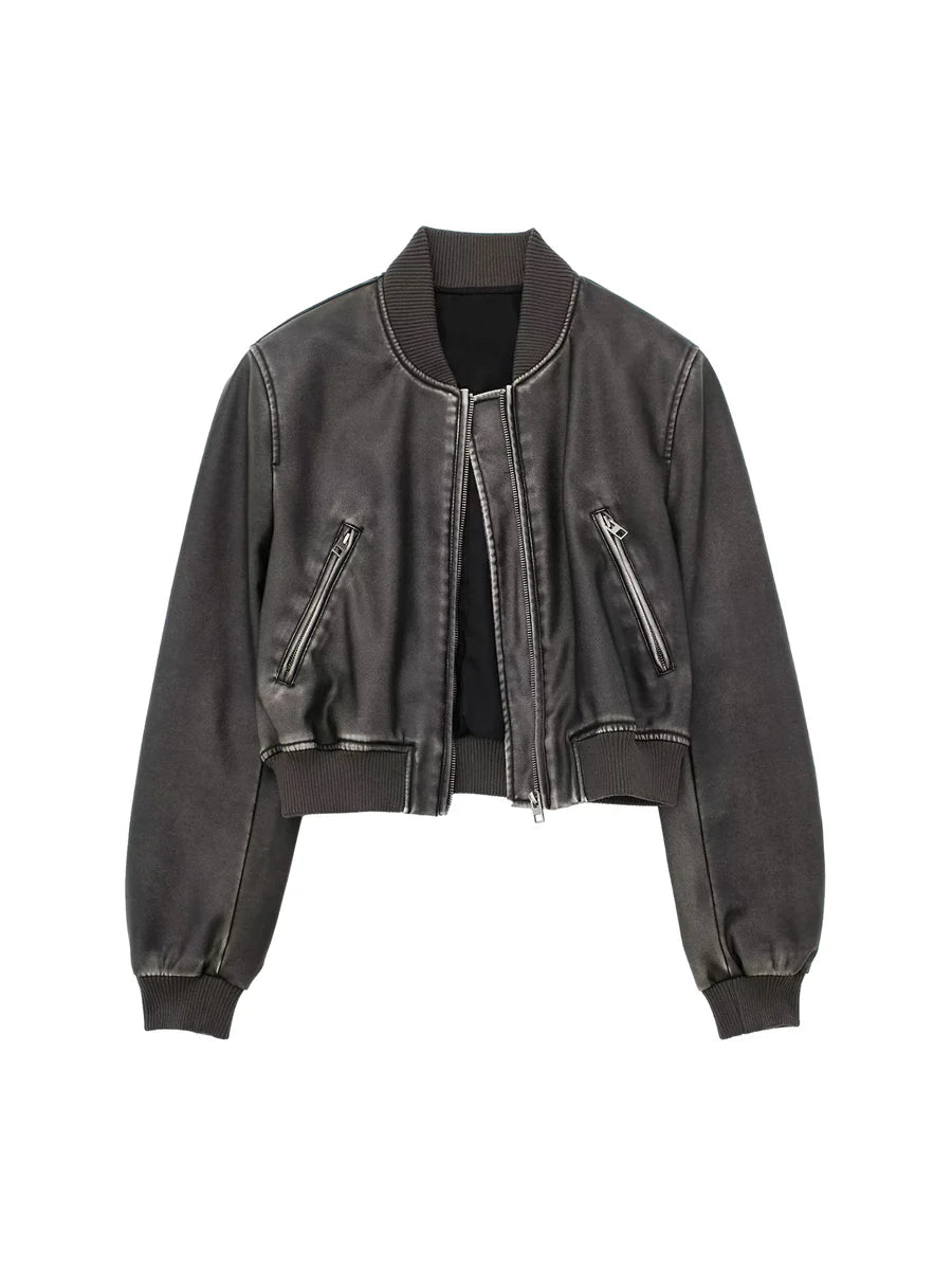Zwoyren Vintage Shorts Bomber Street Jacket