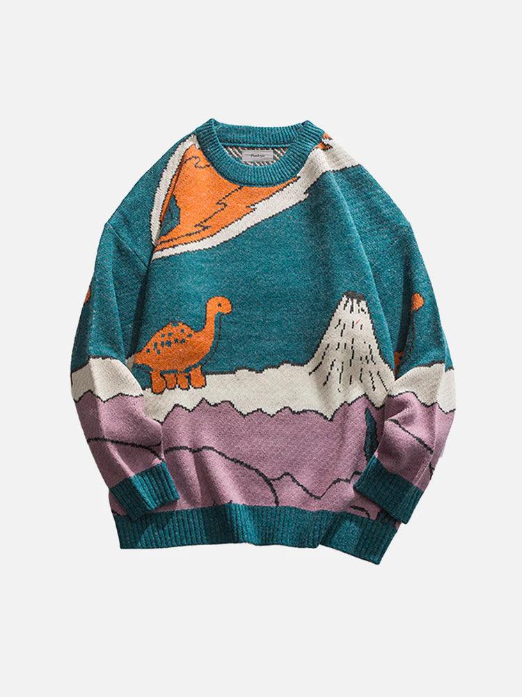 Cartoon Little Dinosaur Sweater