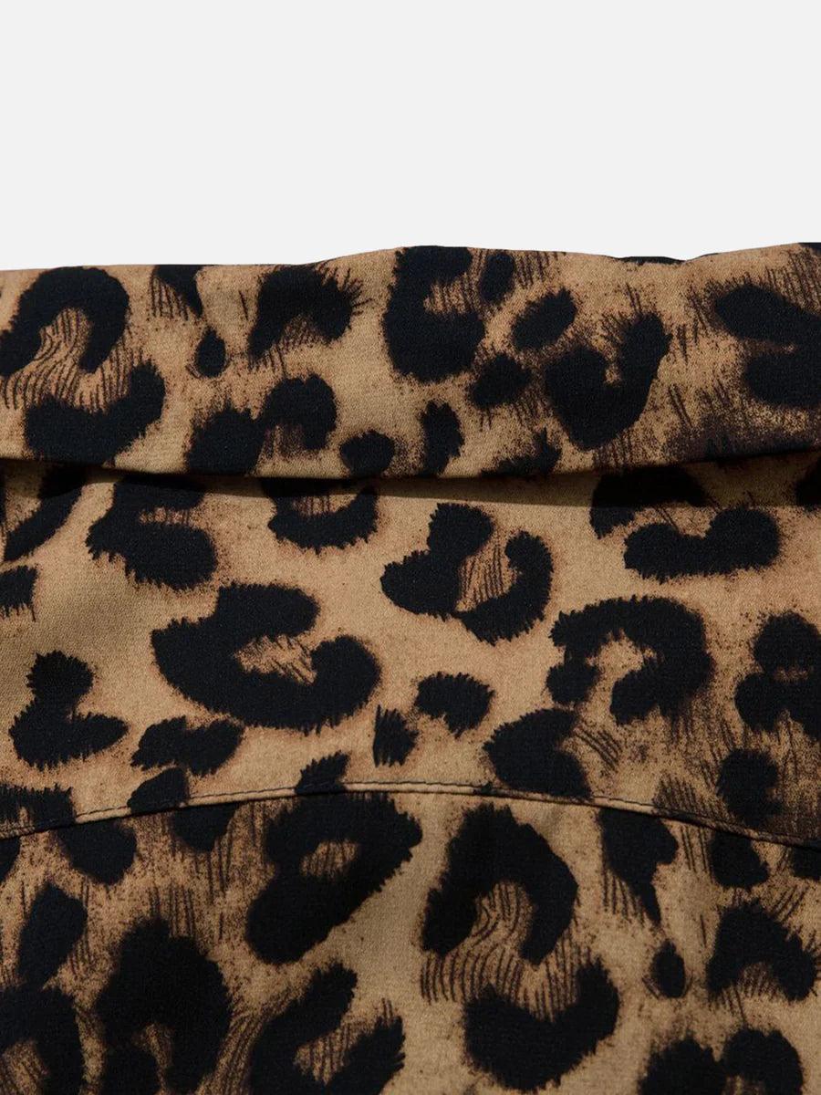 American Niche Design Leopard Print Shirt