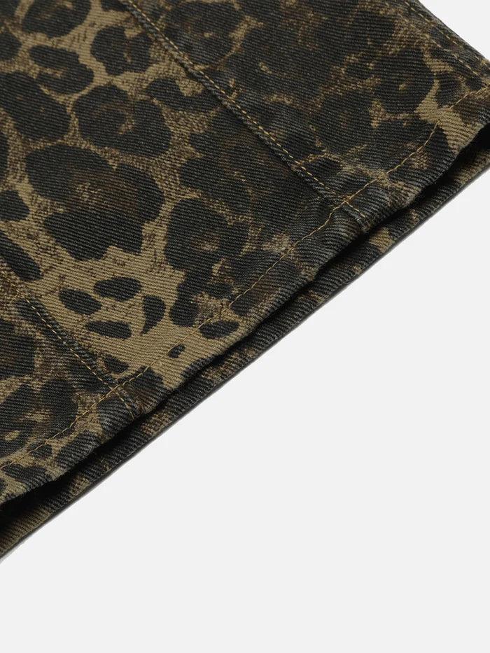 Zwoyren Leopard Print Overalls