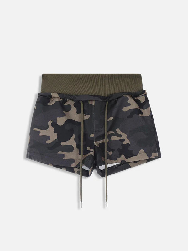 Zwoyren Camouflage Mini Shorts