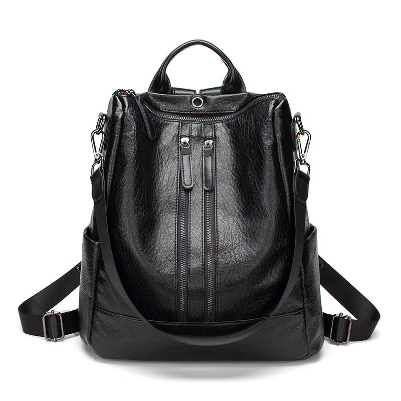 Zwoyren Convertible Leather Backpack