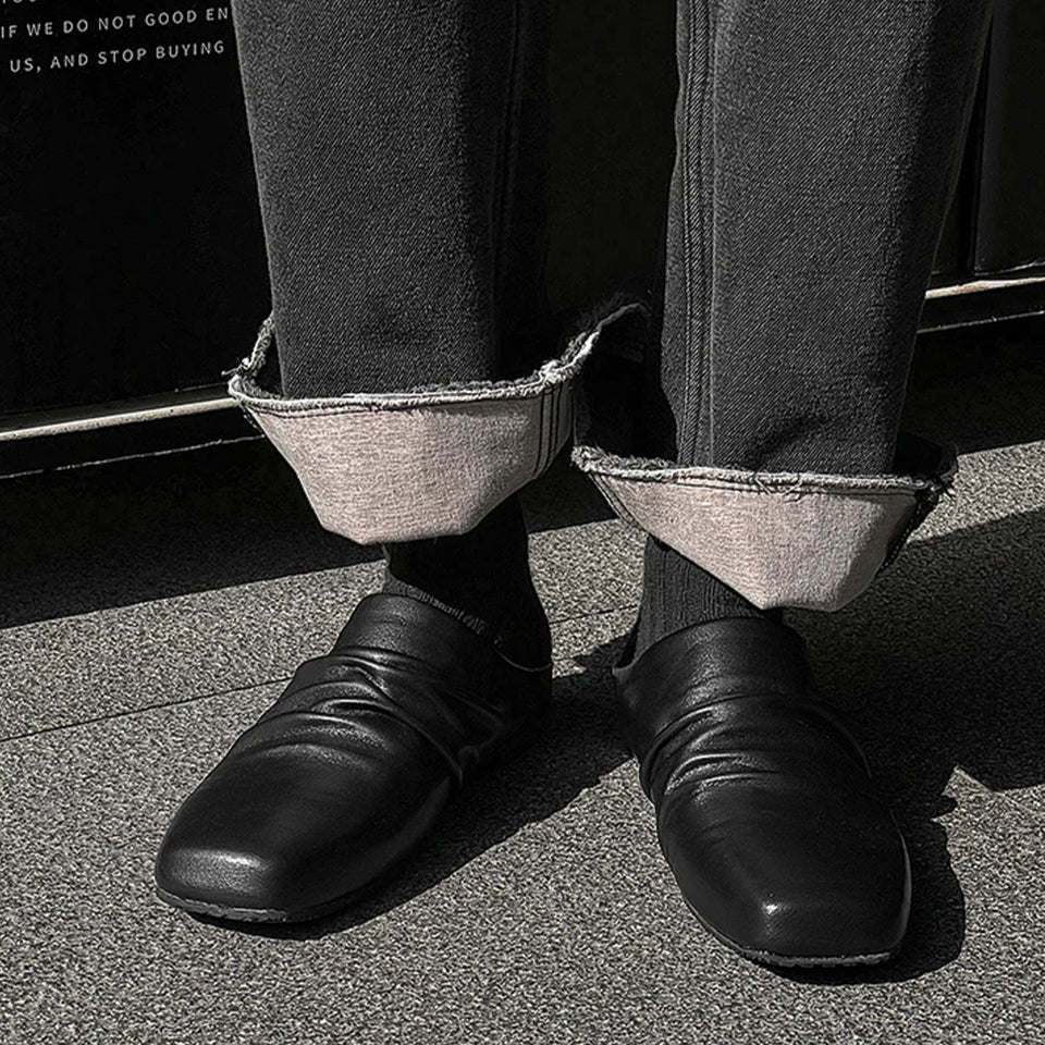 Zwoyren Draped Leather Loafer