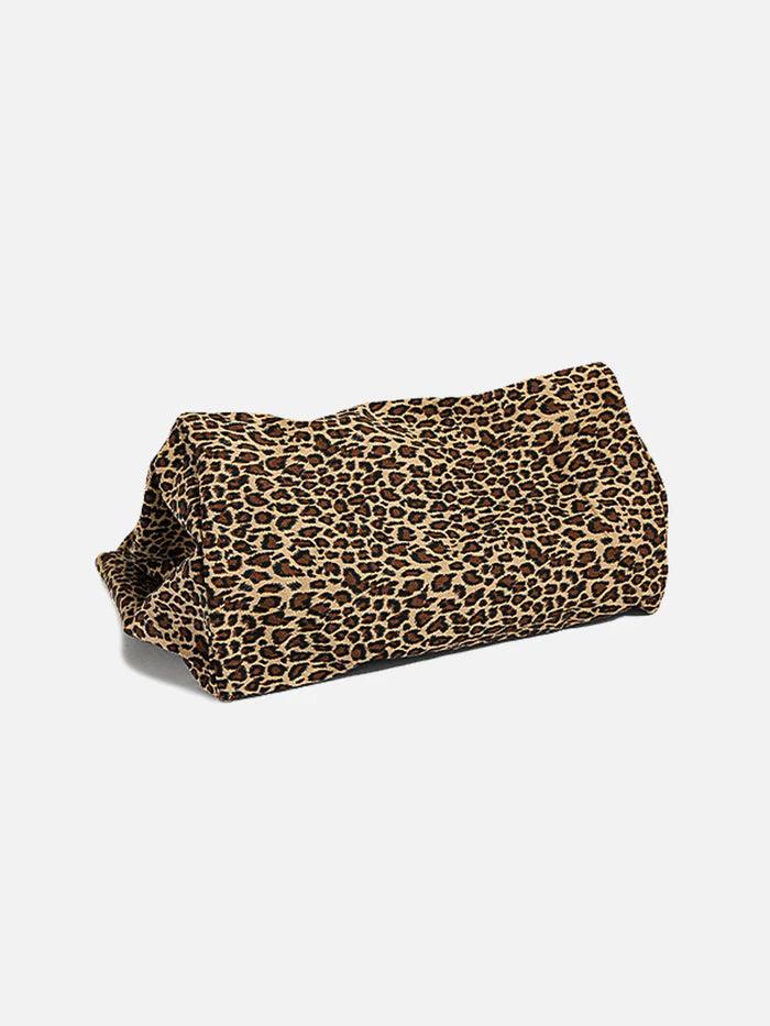 Zwoyren Leopard Print Tota Bag