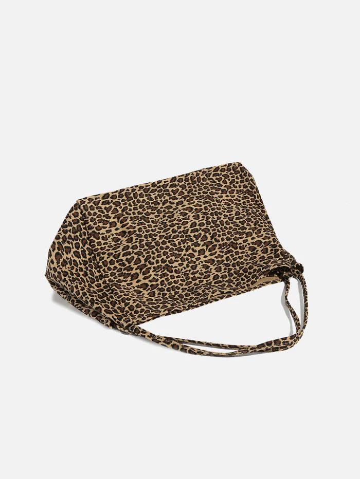 Zwoyren Leopard Print Tota Bag