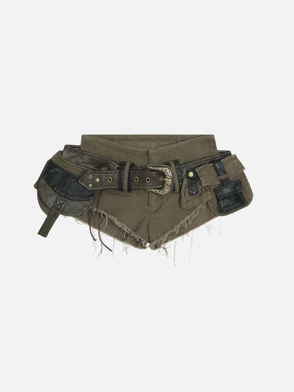 Zwoyren Tassel Mini Shorts