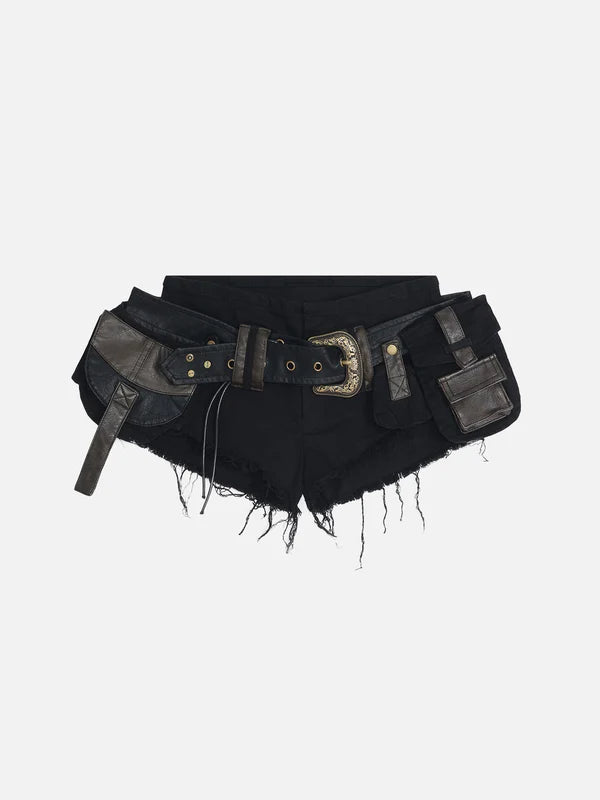 Zwoyren Tassel Mini Shorts