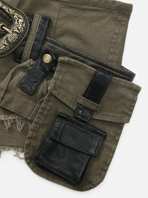 Zwoyren Tassel Mini Shorts