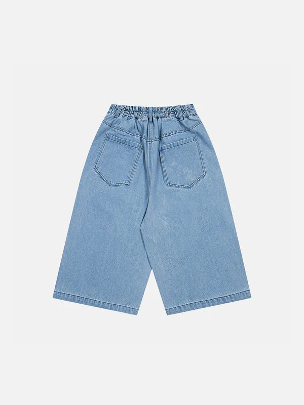 Zwoyren Chain Print Longline Jorts