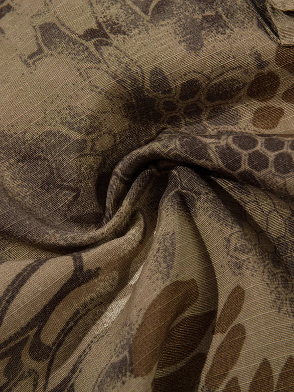 Zwoyren Snake Pattern Barrel Pants