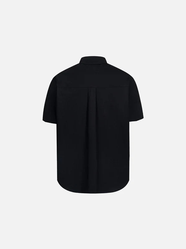 Zwoyren Graffiti Necktie Short Sleeve Shirt
