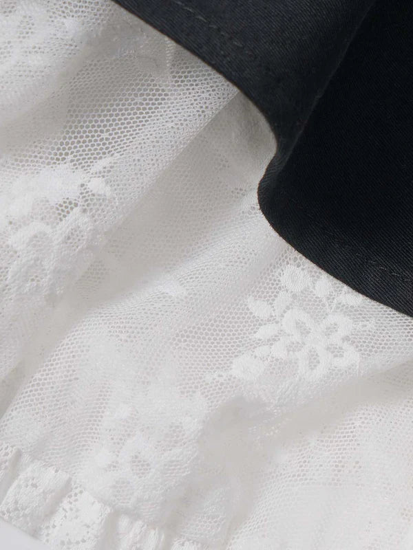 Zwoyren Lace Patchwork Skirt