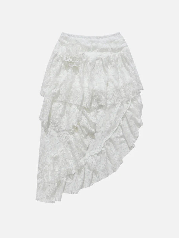 Zwoyren Asymmetrical Cut-Out Skirt