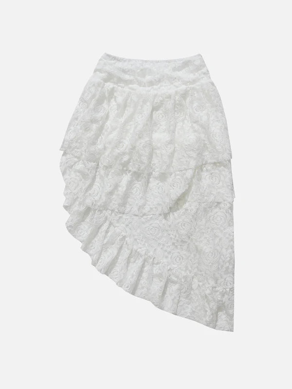 Zwoyren Asymmetrical Cut-Out Skirt
