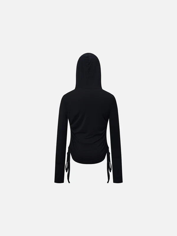 Zwoyren Hooded Long Sleeve Tee