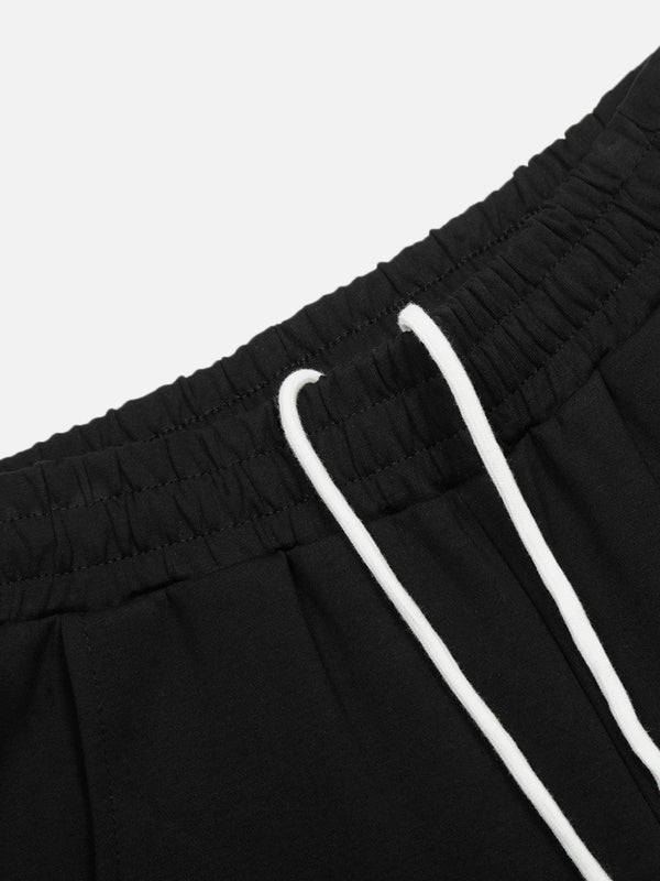Zwoyren Lace Patchwork Bootcut Sweatpants