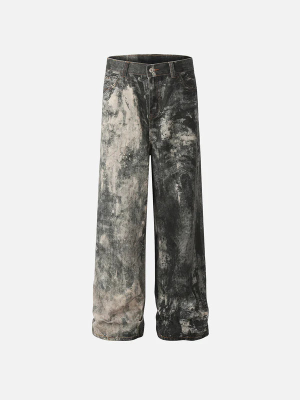 Zwoyren Heavy Washed Super Baggy Jeans