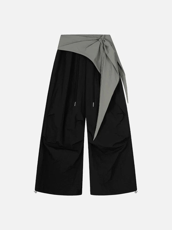 Zwoyren Color Blocking Bandage Pants