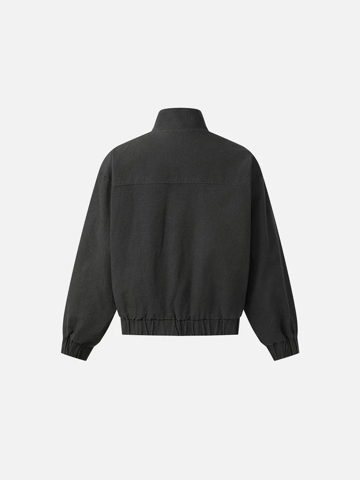 Zwoyren Metal Button Boxy Jacket