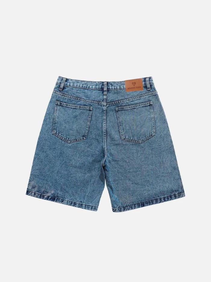 Star Patchwork Jorts