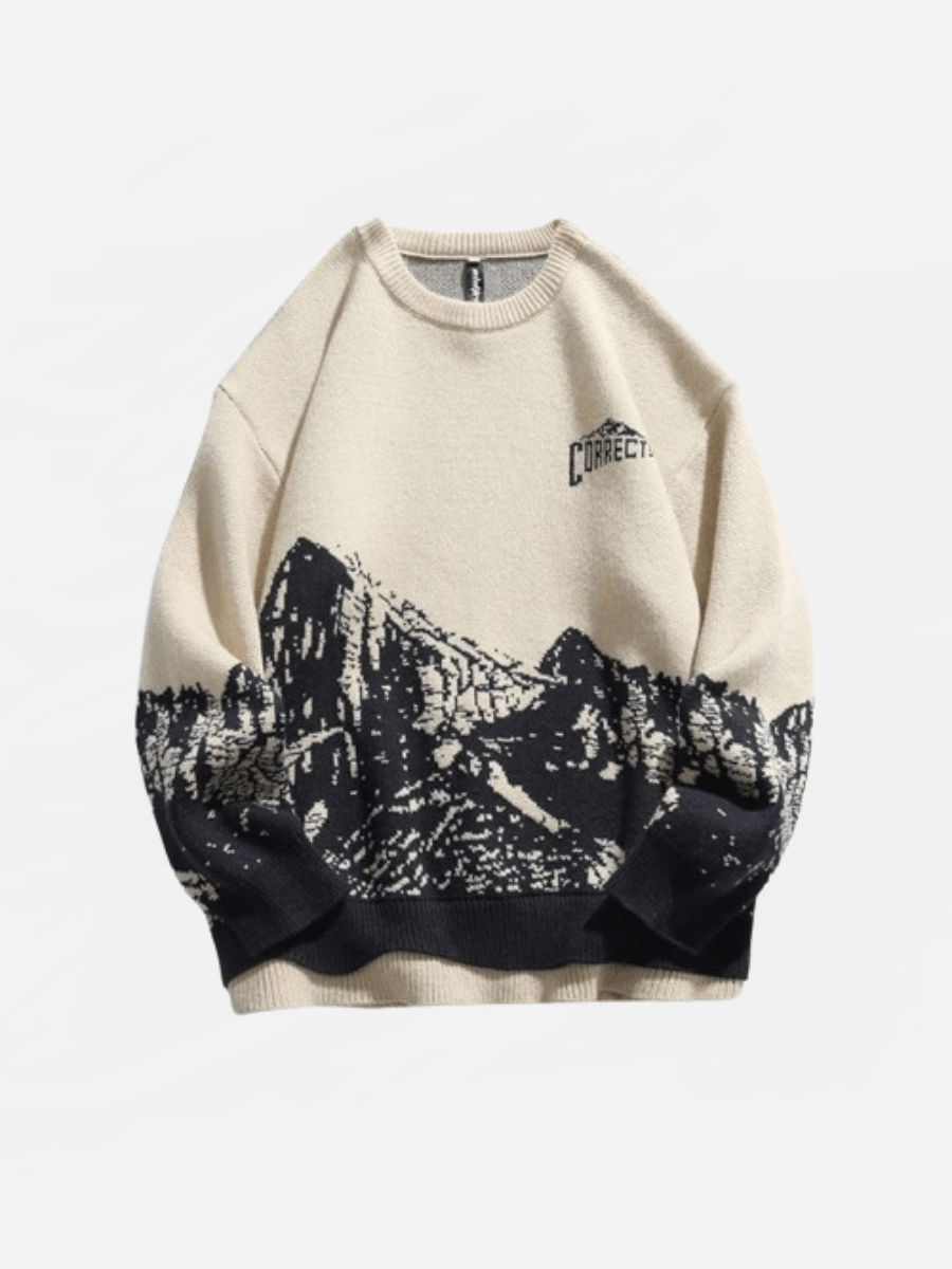 Snow Mountain Jacquard Sweater