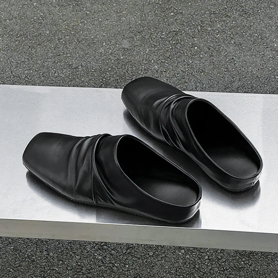 Zwoyren Draped Leather Loafer