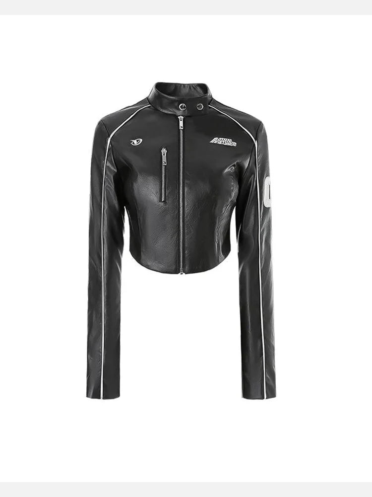 Zwoyren Puppy Cropped Racing Jacket