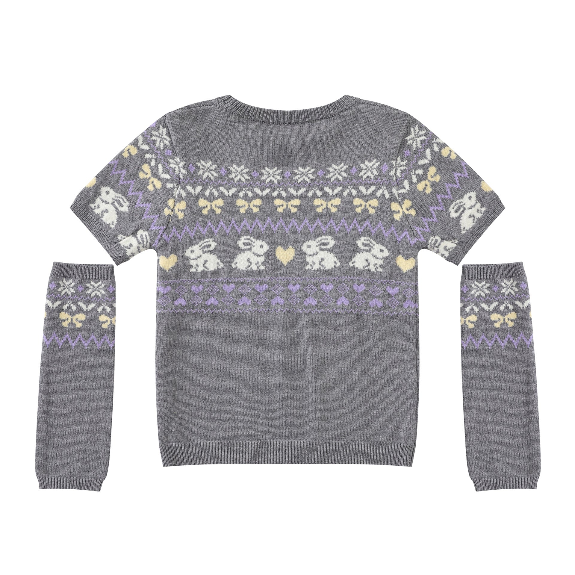 Zwoyren Fair Isle Graphic Knit Tee