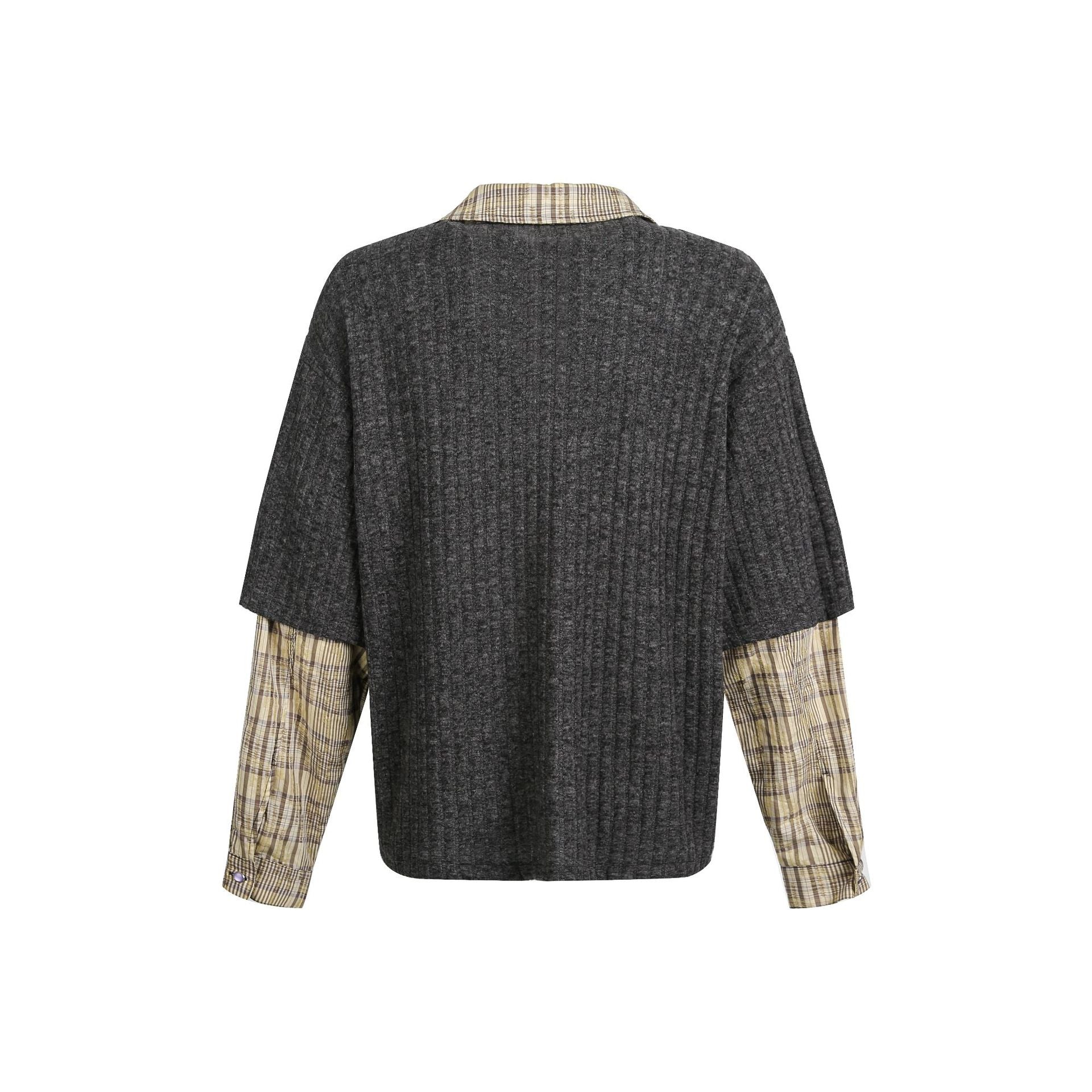 Zwoyren Knitted Teddy Bear Graphic Sweatshirt