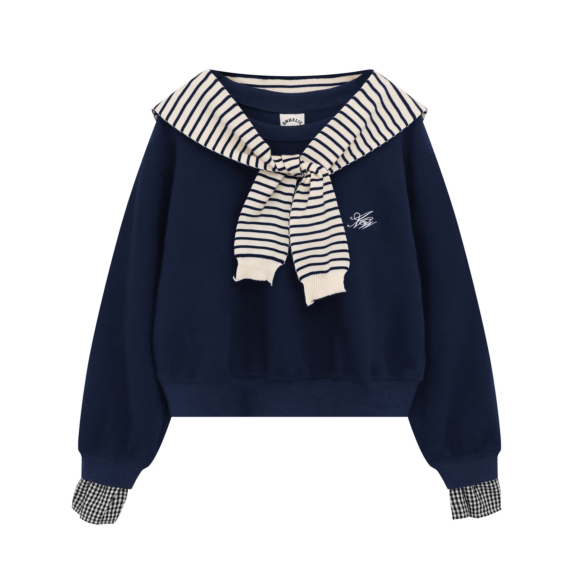 Zwoyren Sweet Girl Simple Loose Pullover Sweater
