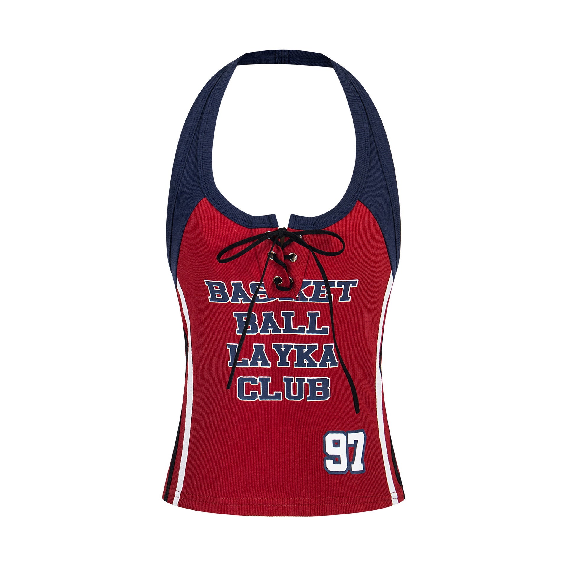 Zwoyren Sporty Lace-Up Tank Top