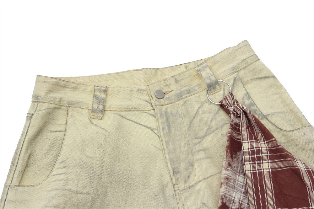 Zwoyren Reverse Super Baggy Barrel Jeans