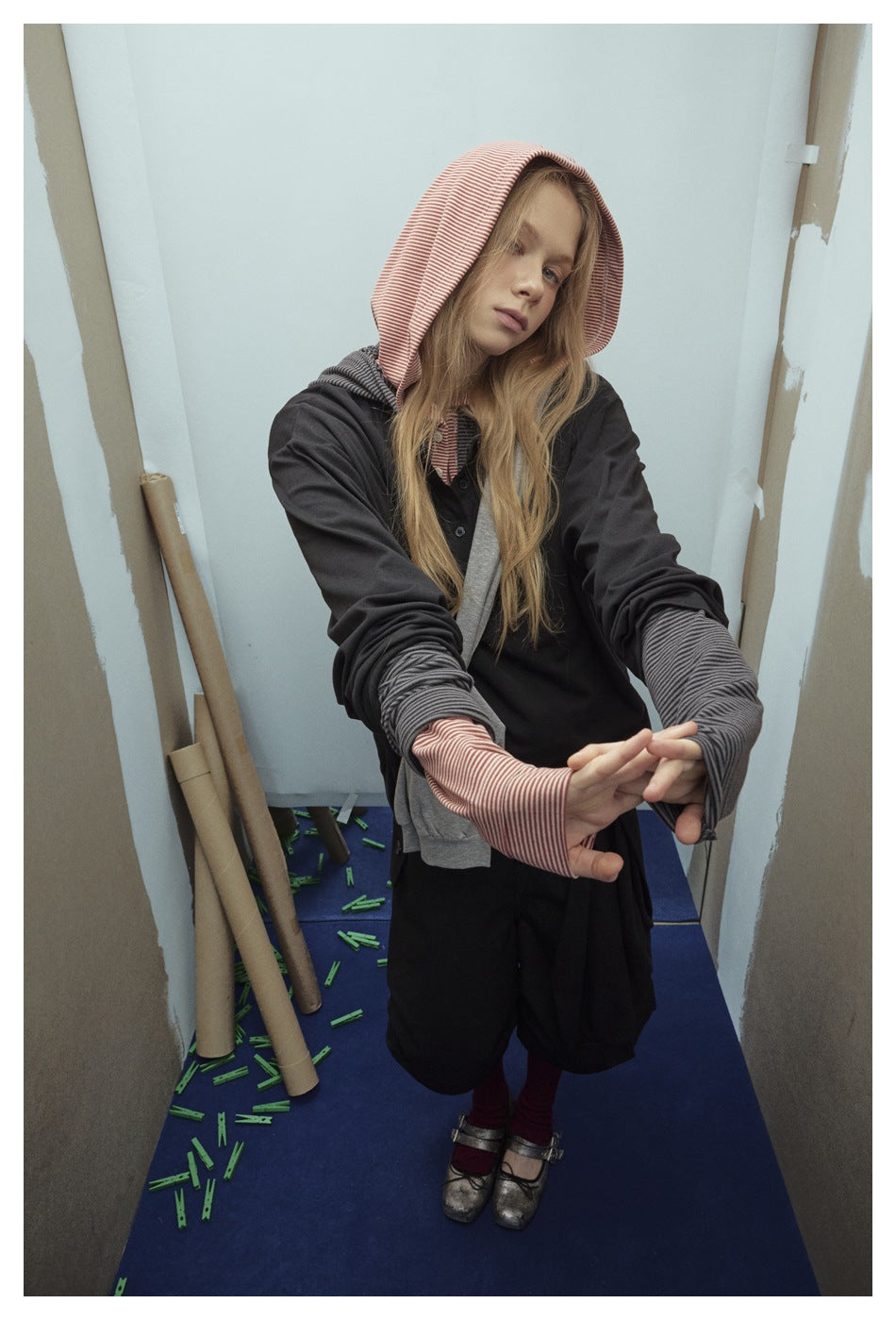 Zwoyren Shawl Hooded Sweatshirt
