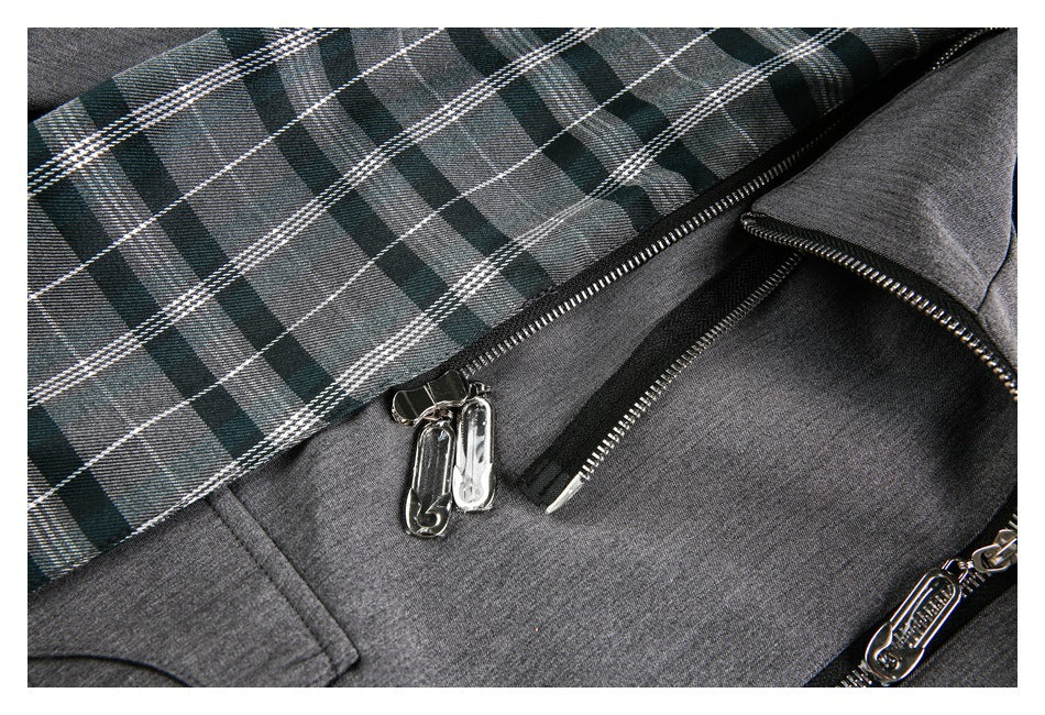 Zwoyren Detachable Scarf Hooded Jacket