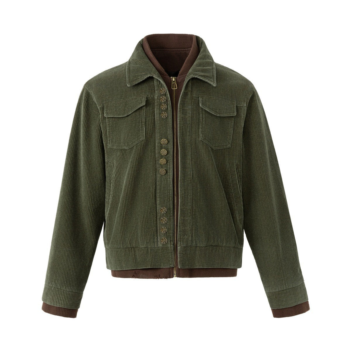 Zwoyren Two Layered Corduroy Jacket